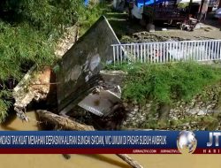 Berita Video : Pondasi Tak Kuat Menahan Derasnya Aliran Sungai Sa’dan, WC Umum di Pasar Subuh Ambruk