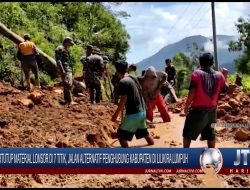 Berita Video : Tertutup Material Longsor, Jalan Alternatif Penghubung Kabupaten di Lilikira Lumpuh