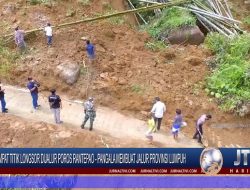 Berita Video : 4 Titik Longsor Tutup Jalur Poros Rantepao – Pangala’, Membuat Jalur Penghubung Provinsi Lumpuh