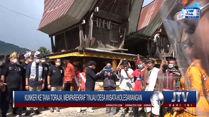 Berita Video : Kunker ke Tana Toraja, Menparekraf Tinjau Desa Wisata Kolesawangan