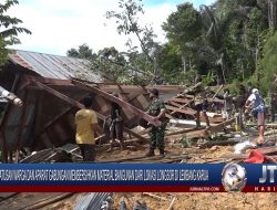 Berita Video : Ratusan Warga dan Aparat Gabungan Membersihkan Material Bangunan Dari Lokasi Longsor di Lembang Karua