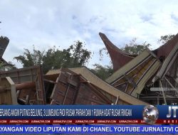 Berita Video : Diterjang Angin Puting Beliung, 3 Lumbung Padi Rusak Parah dan 1 Rumah Adat Rusak Ringan