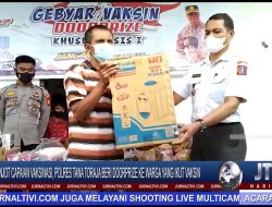 Berita Video : Genjot Capaian Vaksinasi, Polres Tana Toraja Beri Doorprize ke Warga Yang Ikut Vaksin