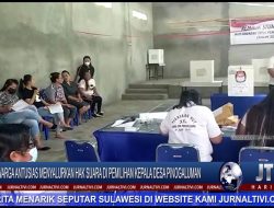 Berita Video : Warga Antusias Menyalurkan Hak Suara Dipemilihan Kepala Desa Pinogaluman