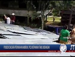 Berita Video : Pondok Diacara Pernikahan Ambruk, Picu Kepanikan Undangan