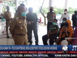 Berita Video : Kerja Sama TNI – Polri dan Pemkab, Binda Jeneponto Terus Dukung Vaksinasi