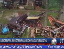 Berita Video : Diterjang Angin Puting Beliung, Lima Lumbung Rusak Parah, Dua Diantaranya Terpental