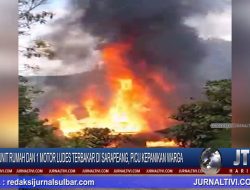 Berita Video : 2 Unit Rumah dan 1 Motor Ludes Terbakar di Sarapeang, Picu Kepanikan Warga