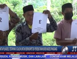 Berita Video : Panitia Pilkades Tetapkan 3 Calon Untuk Berkompetisi Perebutkan Kursi Kades Pangiang