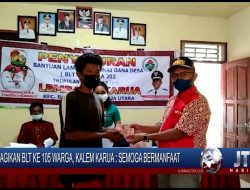 Berita Video : Bagikan BLT ke 105 Warga, Kalem Karua : Semoga Bermanfaat
