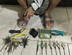 Bawa 10 Mata Busur, Pria Paruh baya Diamankan Polisi