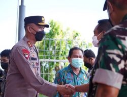 Kapolda Sulbar Sambut Kedatangan Panglima TNI Jenderal Andika Perkasa