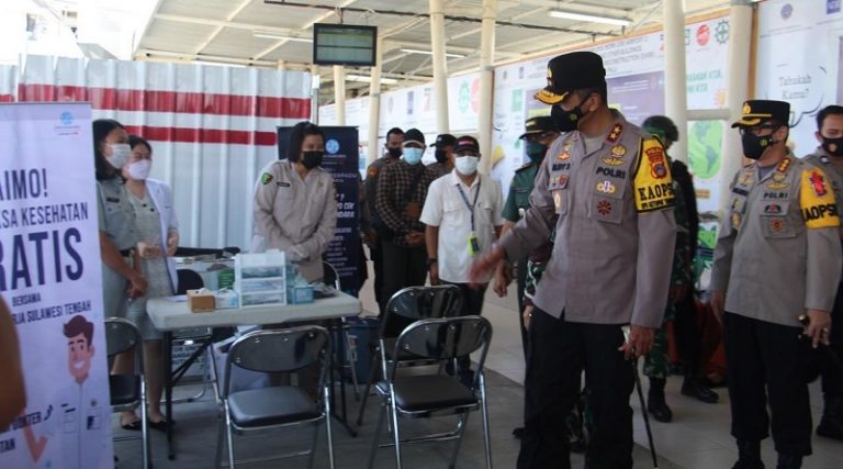 Antisipasi Arus Balik, Kapolda Sulteng Tinjau Pos Kemanan Bandara Palu