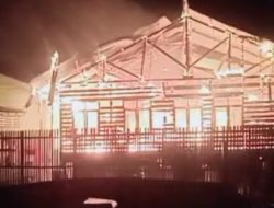 Diduga Karena Arus Pendek, Puskesmas Pulau Sembilan Dilalap Sijago Merah