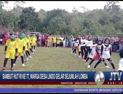 Berita Video : Sambut HUT RI ke 77, Warga Desa Lindo Gelar Sejumlah Lomba