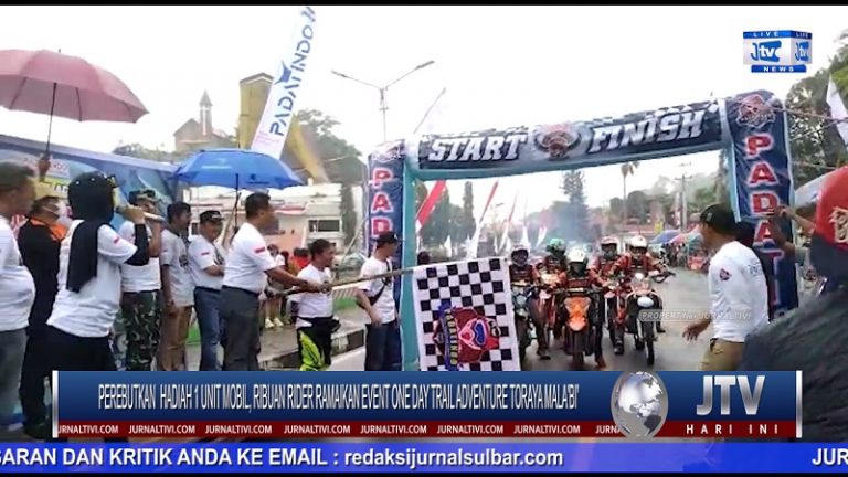 Berita Video : Perebutkan  Hadiah 1 Unit Mobil, Ribuan Rider Ramaikan Event One Day Trail Adventure Toraya Mala’bi’