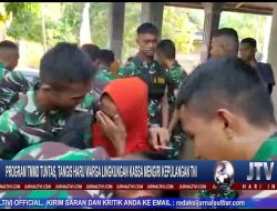 Berita Video : Program TMMD Tuntas, Tangis Haru Warga Lingkungan Kassa Mengiri Kepulangan TNI