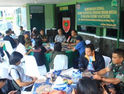 Jalin Sinergitas, Kodim 1414 Tana Toraja Gelar Komunikasi Sosial Dengan Para Insan Pers