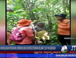 Berita Video : 4 Hari Melakukan Pencarian, Korban Hilang di Mateng Akhirnya Ditemukan Selamat