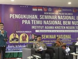 Berita Video : Hadiri Seminar BEM Nusantara Pulau Sulawesi, Dharma Lelepadang : Jadikan Pemilu Sistem Demokrasi Yang Sehat