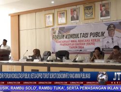 Berita Video : Hadiri Forum Konsultasi Publik, Ketua DPRD Torut Soroti Diskominfo Yang Minim Publikasi