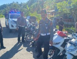 Diduga Hendak Balapan Liar, 48 Kendaraan Roda Dua Diamankan Personel Sat Lantas Polres Pasangkayu, Saat Melakukan Patroli Rutin