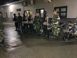 Jaga Kondisi Kamtibmas di Bulan Suci Ramadhan, TNI- Polri di Mamuju Gelar Patroli Gabungan