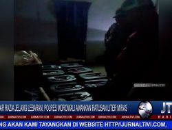 Berita Video : Gelar Razia Jelang Lebaran, Polres Morowali Amankan Ratusan Liter Miras