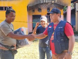 Korban Kebakaran di Sa’dan Matallo, Terima Bantuan Sembako Dari Tim DSP Peduli