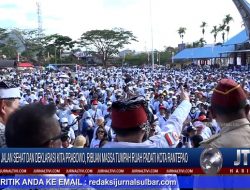 Beria Video : Ikuti Jalan Sehat dan Deklarasi Kita Prabowo, Ribuan Massa Tumpah Ruah Padati Kota Rantepao