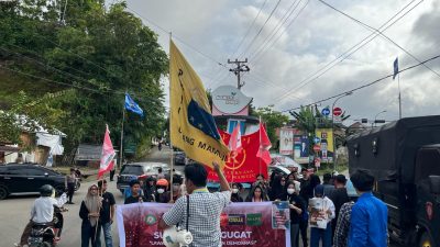 Aliansi Mahasiswa Sulbar Bergerak Desak Jokowi Dimakzulkan