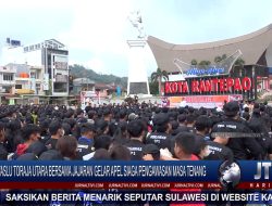 Berita Video : Bawaslu Toraja Utara Bersama Jajaran Gelar Apel Siaga Pengawasan Masa Tenang, Partai Politik Diminta Turunkan APK