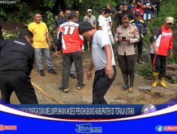 Berita Video : Bupati Toraja Utara Pimpin Pembersihan Material Longsor di Langda, 1 Unit Alat Berat dan 3 Unit Damkar Dikerahkan