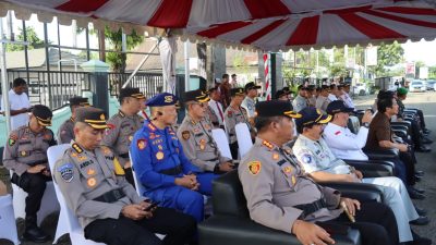 Kapolresta Mamuju Dalam Apel Gelar Pasukan Operasi Keselamatan Marano
