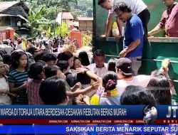 Berita Video : Harga Beras di Pasar Masih Tinggi, Warga Toraja Utara Berdesak-desakan Rebutan Beras Murah