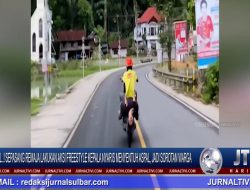 Berita Video : Viral…! Sepasang Remaja Lakukan Aksi Freestyle Kepala Nyaris Menyentuh Aspal di Jalan Nasional Trans Sulawesi, Jadi Sorotan Warga