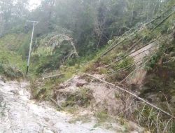 Jalan Poros Nosu-Pana Rusak Parah Akibat Longsor Pemerintah Tutup Mata