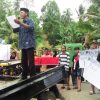 Ratusan Warga Desa Geruduk Kantor Desa Diduga Kades Korupsi Dana Desa