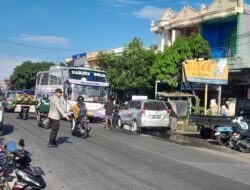 Polsek Kalukku Gelar Pengamanan dan Pengaturan Arus Lalu Lintas di Pasar Kalukku