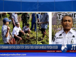 Berita Video : Hadiri Penanaman 1000 Pohon, Sekda Tator : Semoga Tumbuh Subur dan Menjadi Penyedia Oksigen