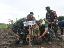 Danrem 142/Tatag Hadiri Gerakan Pangan Murah dan Penanaman Perdana Pisang Cavendish di Pasangkayu