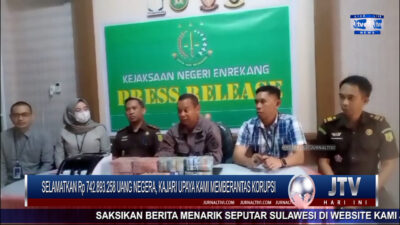 Berita Video : Selamatkan Rp 742.893.258 Uang Negera, Kajari : Upaya Kami Memberantas Korupsi