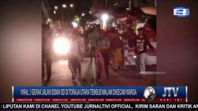 Berita Video : Viral..! Gerak Jalan Siswa SD di Toraja Utara Tembus Malam Dikecam Warga