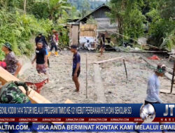 Berita Video : TMMD ke-121 Target Tuntas Tepat Waktu, Personil Kodim 1414 Tator Kebut Perbaikan RTLH dan Sekolah SD