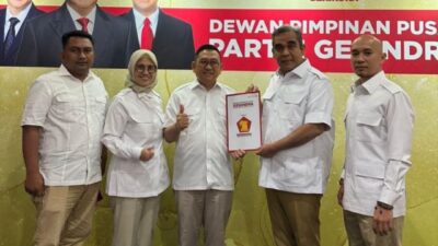 Abm dan Arwan Aras Resmi Dapat Rekomendasi Dari Partai Gerindra