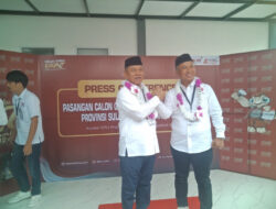 Maju Pilgub Sulbar, AIM-Hasnudin Sokong Diantar Ratusan Pendukung Mendaftar di KPU Sulbar