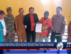 Berita Video : Babinsa dan Kepala Desa Mediasi Sengketana Tanah di Pakawa, 2 Warga Sepakat Berdamai