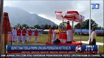 Berita Video : Pimpin Upacara HUT RI Ke-79, Bupati Tana Toraja : Mari Kita Jaga Nilai-Nilai Budaya dan Toleransi Antar Umat Beragama