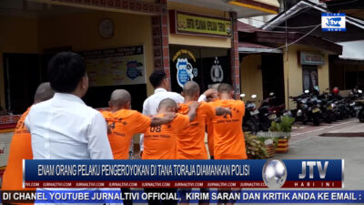 Berita Video : Enam Orang Pelaku Pengeroyokan di Tana Toraja Diamankan Polisi