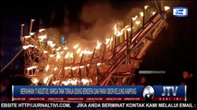 Berita Video : Meriahkan Perayaan 17 Agustus, Warga Tana Toraja Usung Bendera dan Pawai Obor Keliling Kampung
